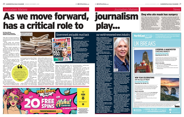 Huddersfield JM spread