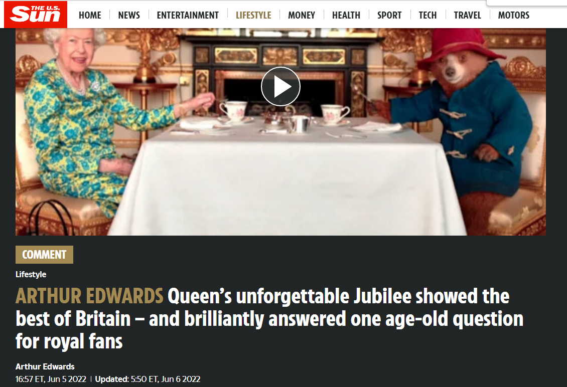 The Sun - Jubilee coverage The Sun - Jubilee coverage